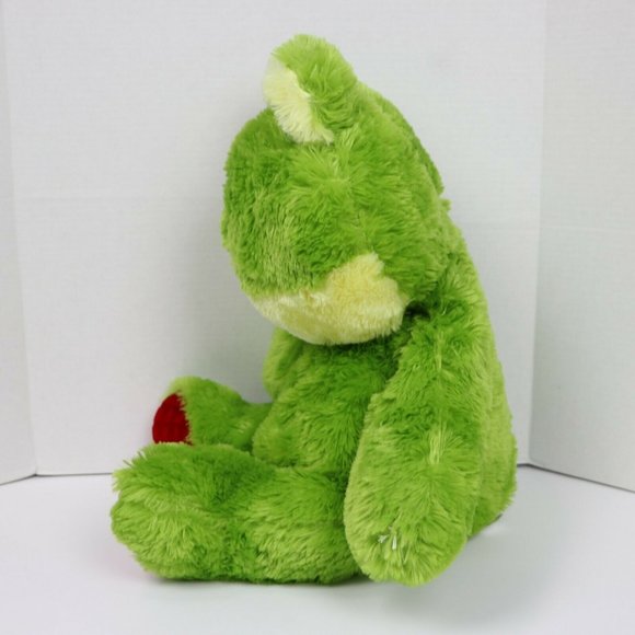 Best Made Toys Valentine's Big Green Frog Plush - Picture 4 of 11